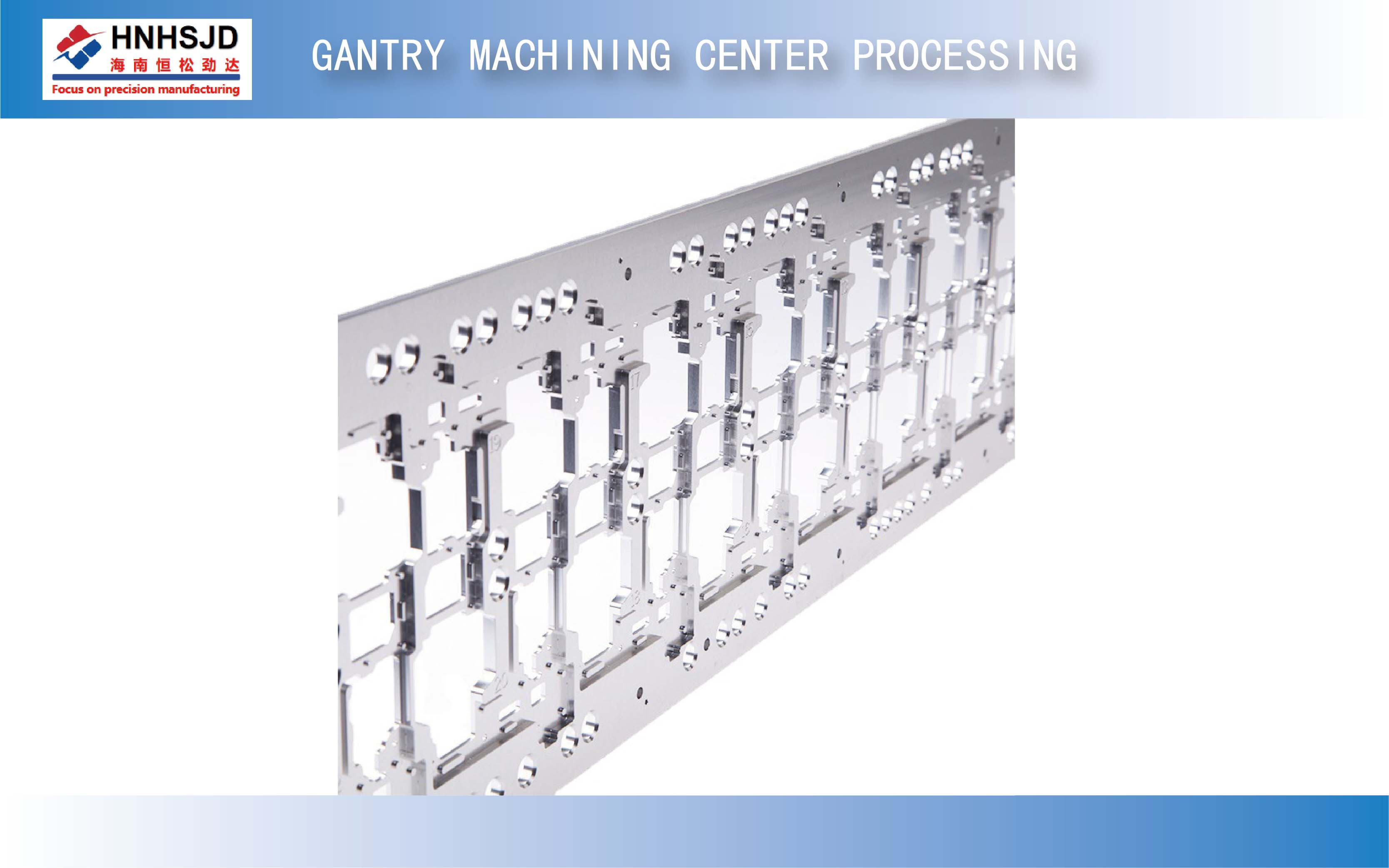 Gantry machining center processing